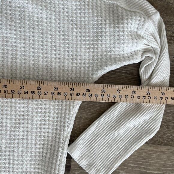 GIBSONLOOK Waffle knit Henley Top size Large - Picture 9 of 13